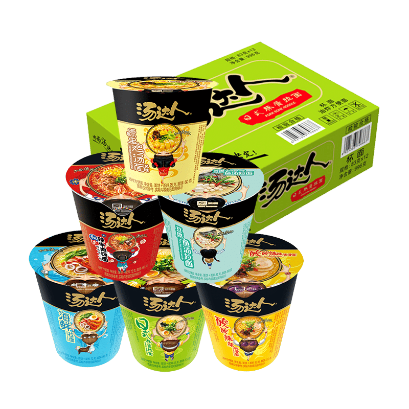 汤达人多口味混搭泡面