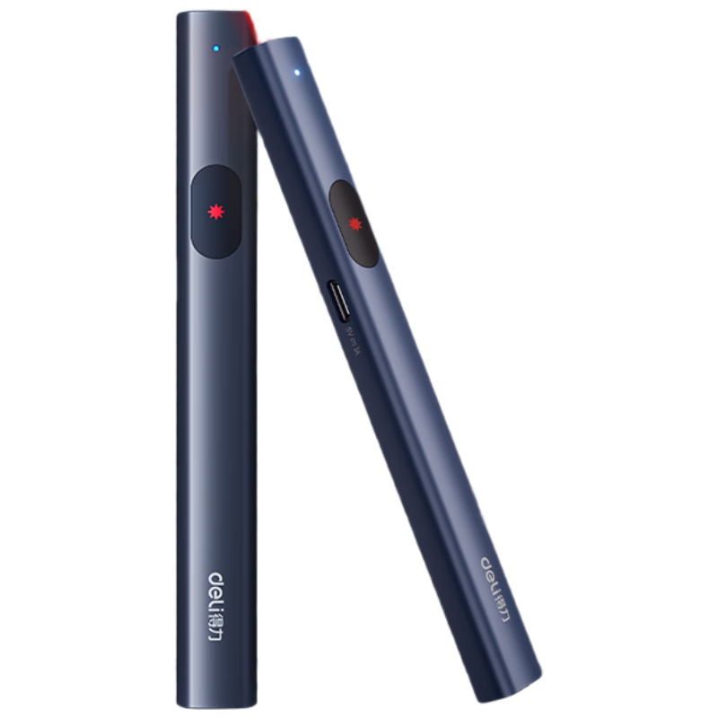 得力（deli）激光笔 户外激光笔电子笔户外沙盘售楼处专用激光笔 逗猫笔红光激光笔蓝色MA303