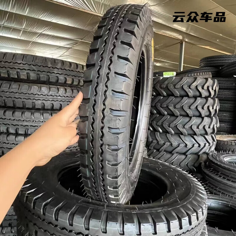 農(nóng)用三輪車拖拉機前輪胎400/450/500/550/600/650-12-14-15-16 500-14精品曲混(送內(nèi)胎)