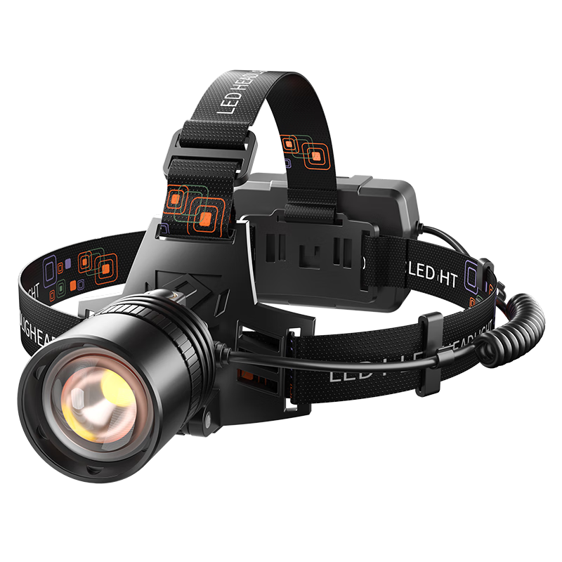 天火頭燈強(qiáng)光變焦激光超長(zhǎng)續(xù)航黃白光頭戴式趕海戶(hù)外釣魚(yú)夜釣專(zhuān)用 白光鐳射/智能感應(yīng)/10-20H續(xù)航