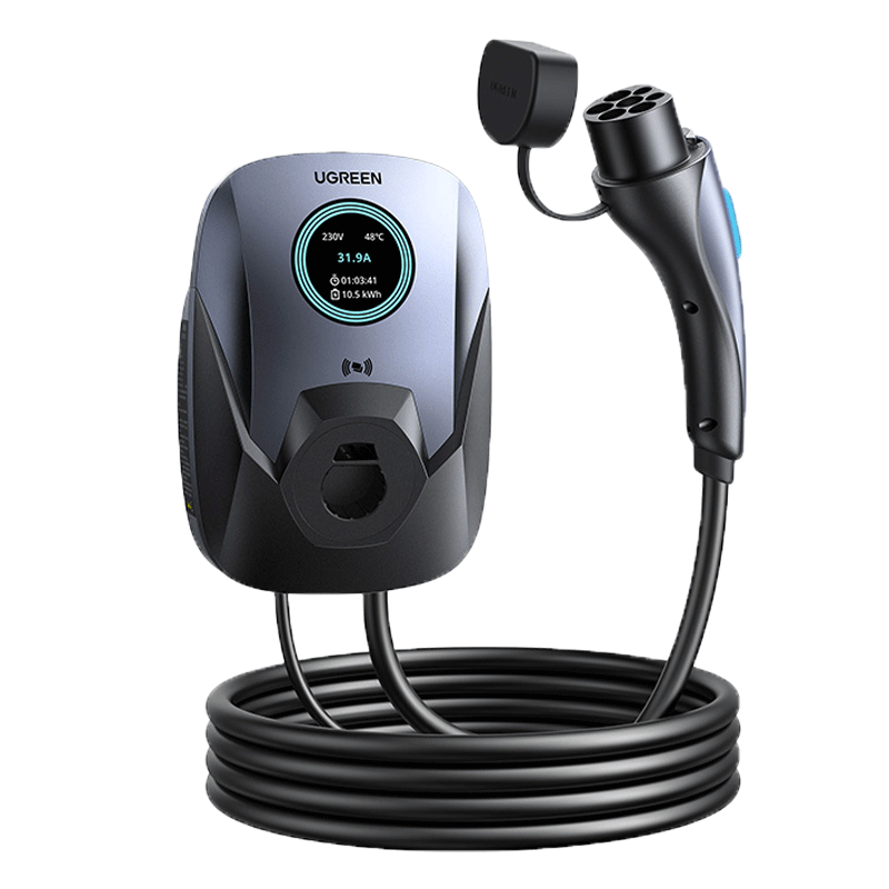 绿联充电桩新能源电动汽车家用7KW适配特斯拉极氪理想华为问界m7/m8/m9大众宝马小鹏小米（30米安装）