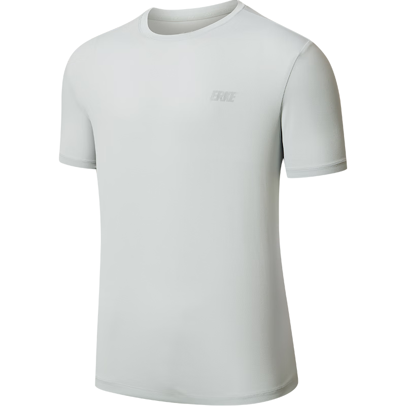 鸿星尔克短袖男夏季圆领速干衣冰感透气吸湿排汗t恤运动男跑步服上衣男t