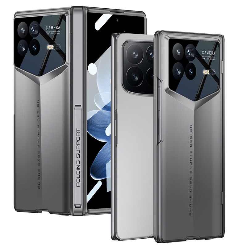 GKK小米Xiaomi MIX Fold 4 3 2 手机壳 刀锋设计 折叠屏手机套 全包 冷山灰 小米MIXFold4