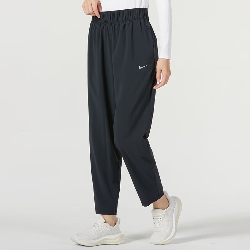 耐克（NIKE）女子运动套装 2025夏季新款健身训练时尚休闲梭织速干防风衣裤 FB7030-010/长裤 下装 L