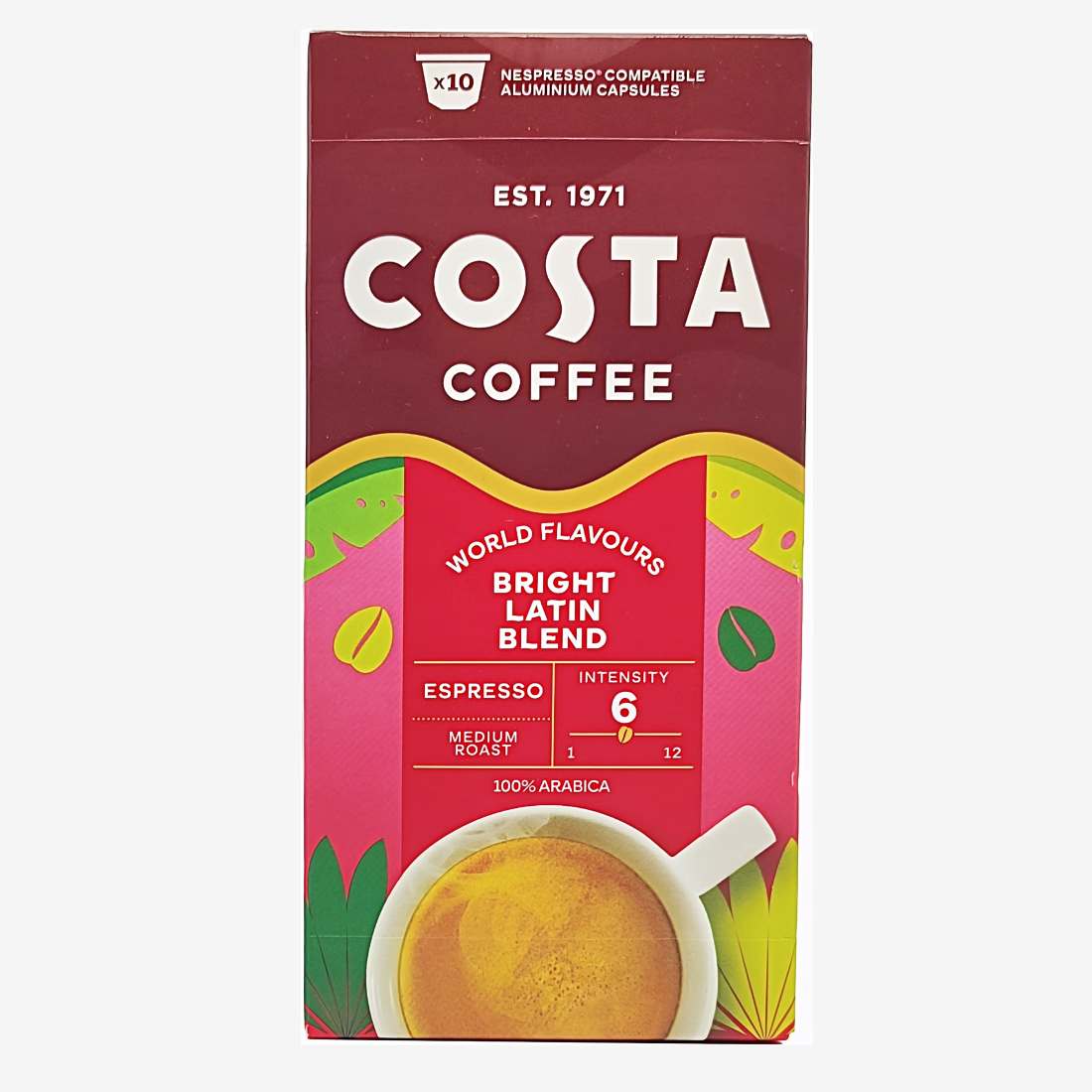 COSTAӢ�����ڽ��ҿ�����ʽŨ�� ����ȸ��Nespresso �к�100%�����ȿ�(Ũ��6) �°�װ