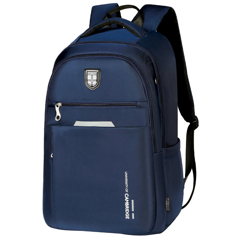 UNIVERSITY OF CAMBRIDGE剑桥大学初中生书包中学生男孩女高中生超大容量旅行双肩背包减负 CA563深蓝 推荐初高中-大学