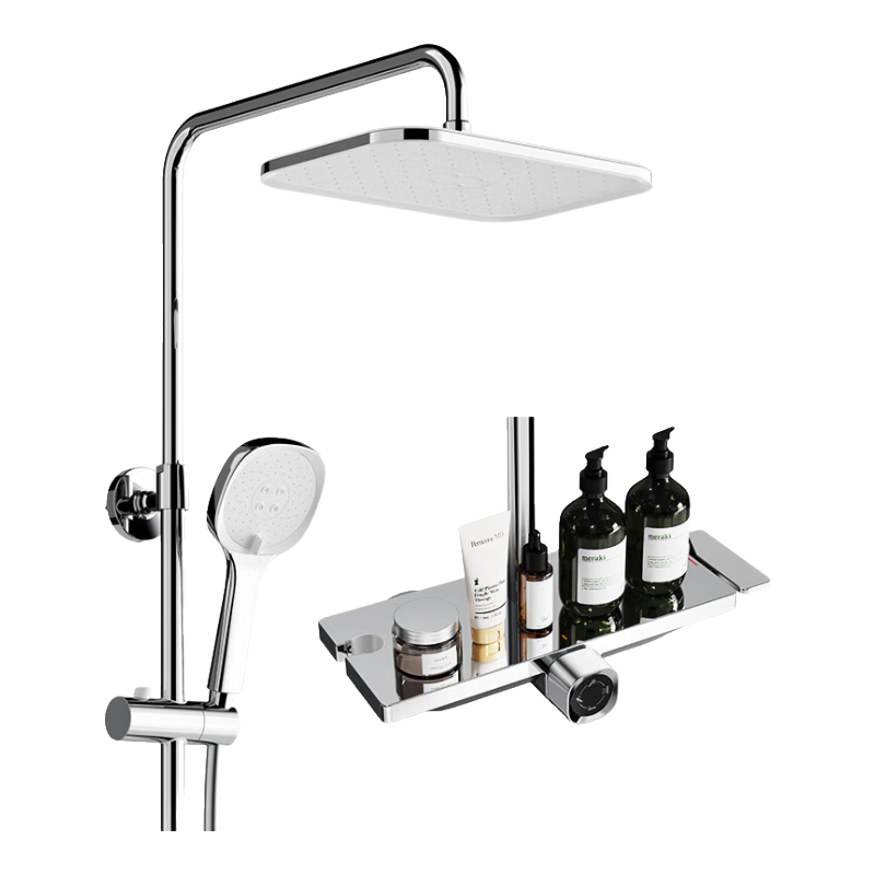 ������JOMOO����ԡ������װ������ѹϴ����ԡ����ͷ��ť������ǹ�ĳ�ˮ��ԡ�� ��ɫ�ĳ�ˮ��ԡ��36667