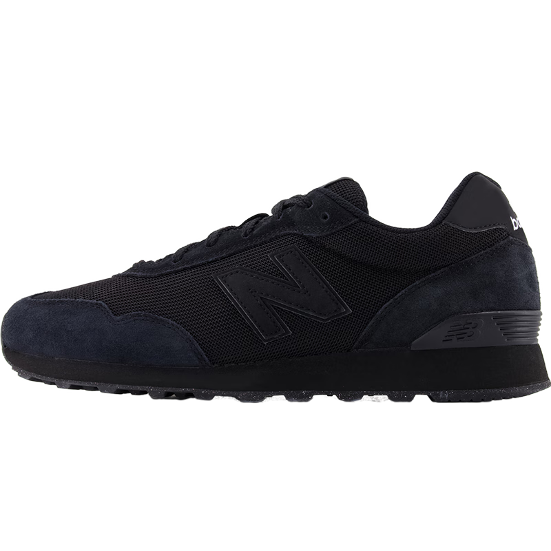 plus会员：NEW BALANCE 515网面鞋夏季透气复古百搭运动网面休闲鞋 黑色 ML515AGR 