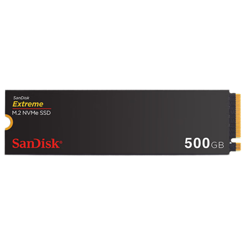 閃迪（SanDisk）500GB SSD固態(tài)硬盤5000MB/s讀速Extreme至尊極速M(fèi).2接口TLC顆粒PCIe4.0高速NVMe協(xié)議筆記本電腦