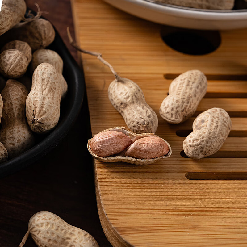 小珍珠花生小粒带壳干花生新鲜花生 源头生态生花生原味带壳花生 小珍珠花生 1000g装