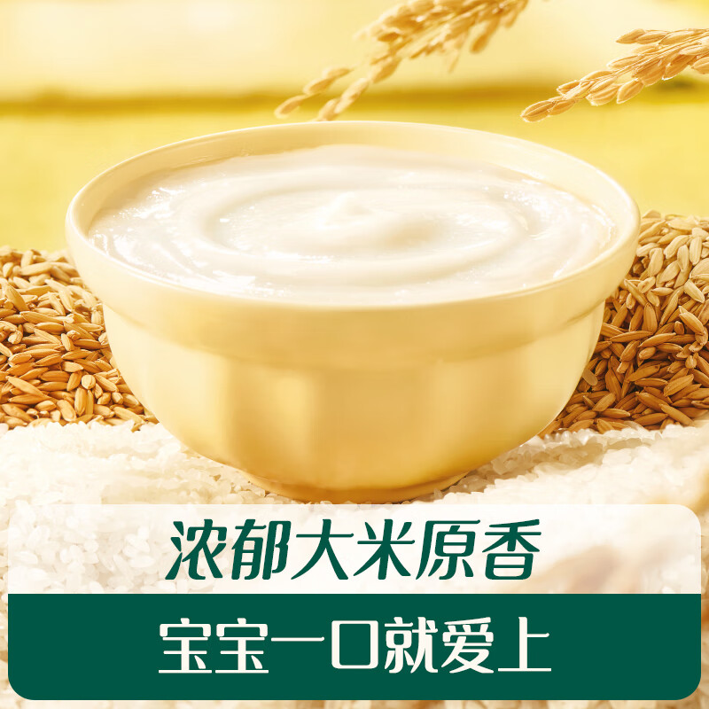 英氏婴幼儿有机米粉【主食组合】 宝宝辅食营养米糊 科学分阶喂养 有机米粉*2+胚芽米共 110g*1盒