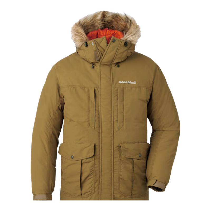 mont·bell日本直郵美山蒙貝歐日本防水加厚中長(zhǎng)大衣鵝絨羽絨服男款1101545 BUFF棕褐色/1101545 S