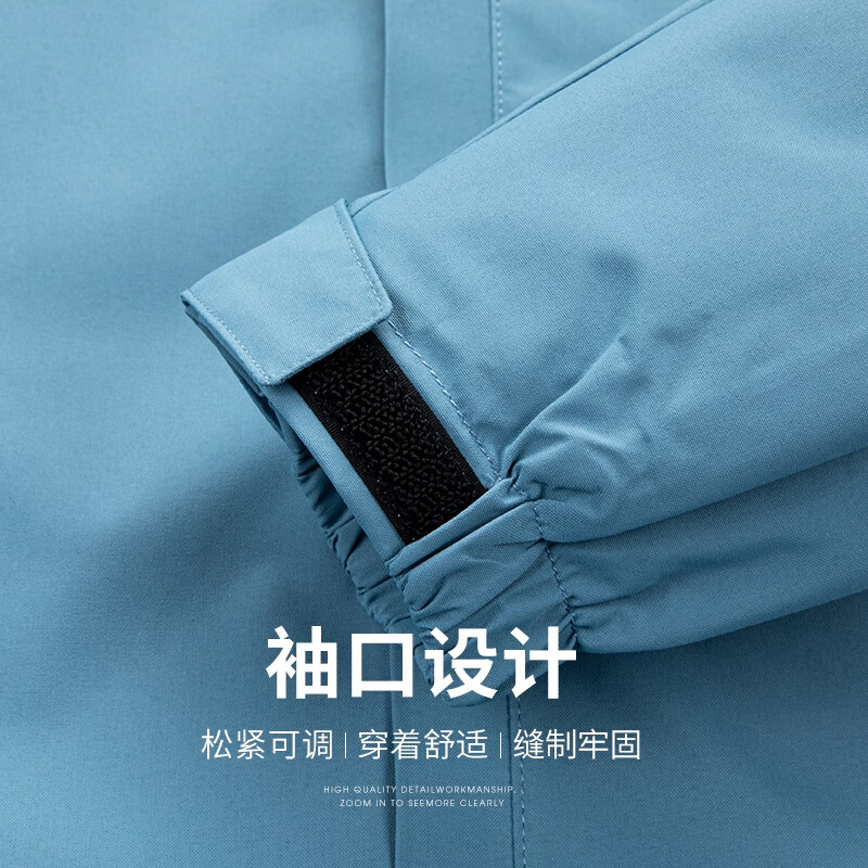 SHANSHAN杉杉夹克男2025冬新款男士户外休闲简约百搭可拆卸帽新年红品外套 黑色 L /170