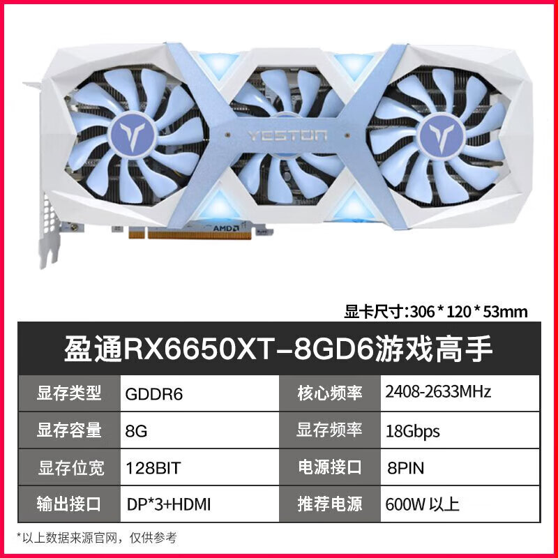 蓝宝石RX6650XT/6500XT/6750GRE/7700XT/7900XTX/7800XT/6400显卡 蓝宝石 RX 7900 GRE 16G 极地版OC