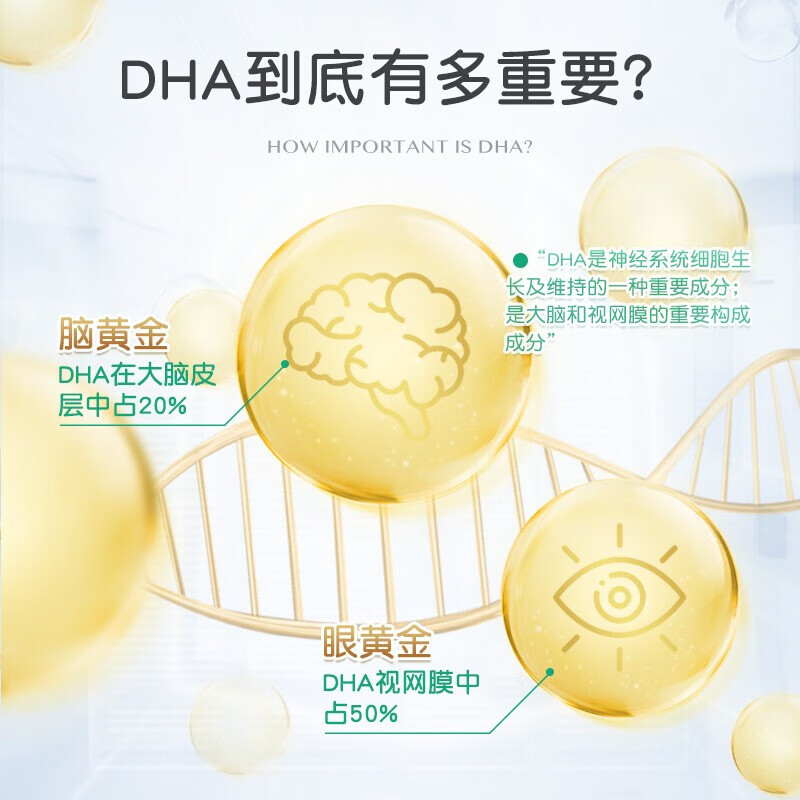 童年故事88%纯度DHA藻油软胶囊儿童宝宝婴幼儿孕妇dha凝胶糖果 加拿大进口 【高纯度】88%纯度DHA藻油