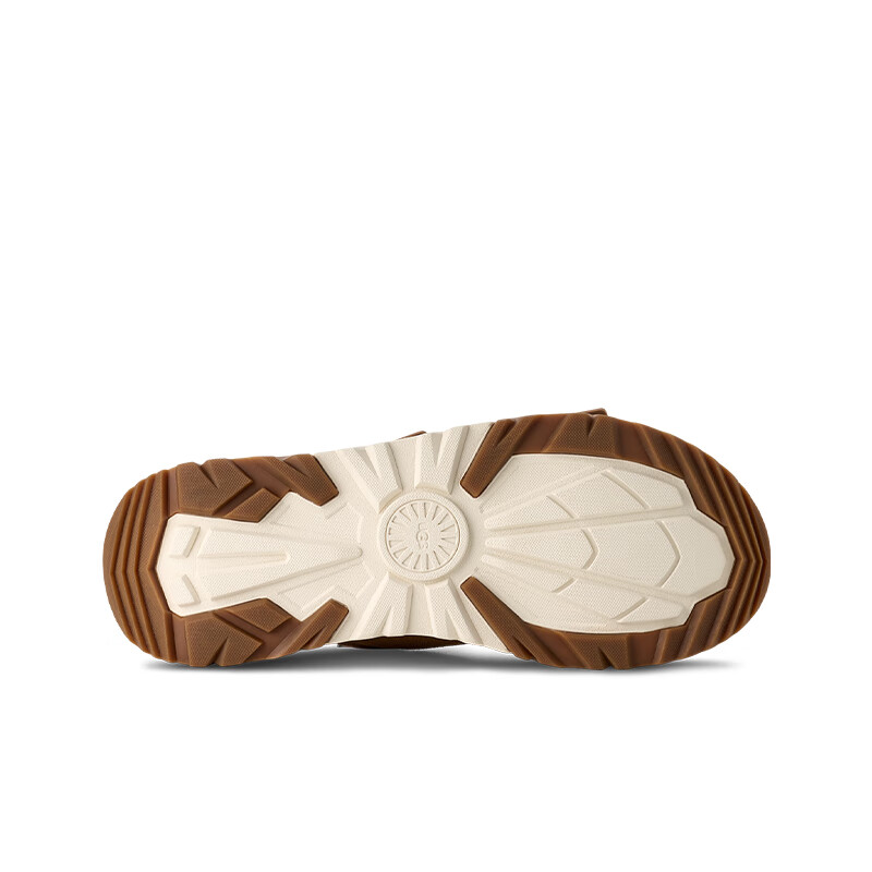 UGG夏季新款男女同款时尚厚底露趾可调节束带休闲凉拖鞋 1167497 CHE | 栗色 38