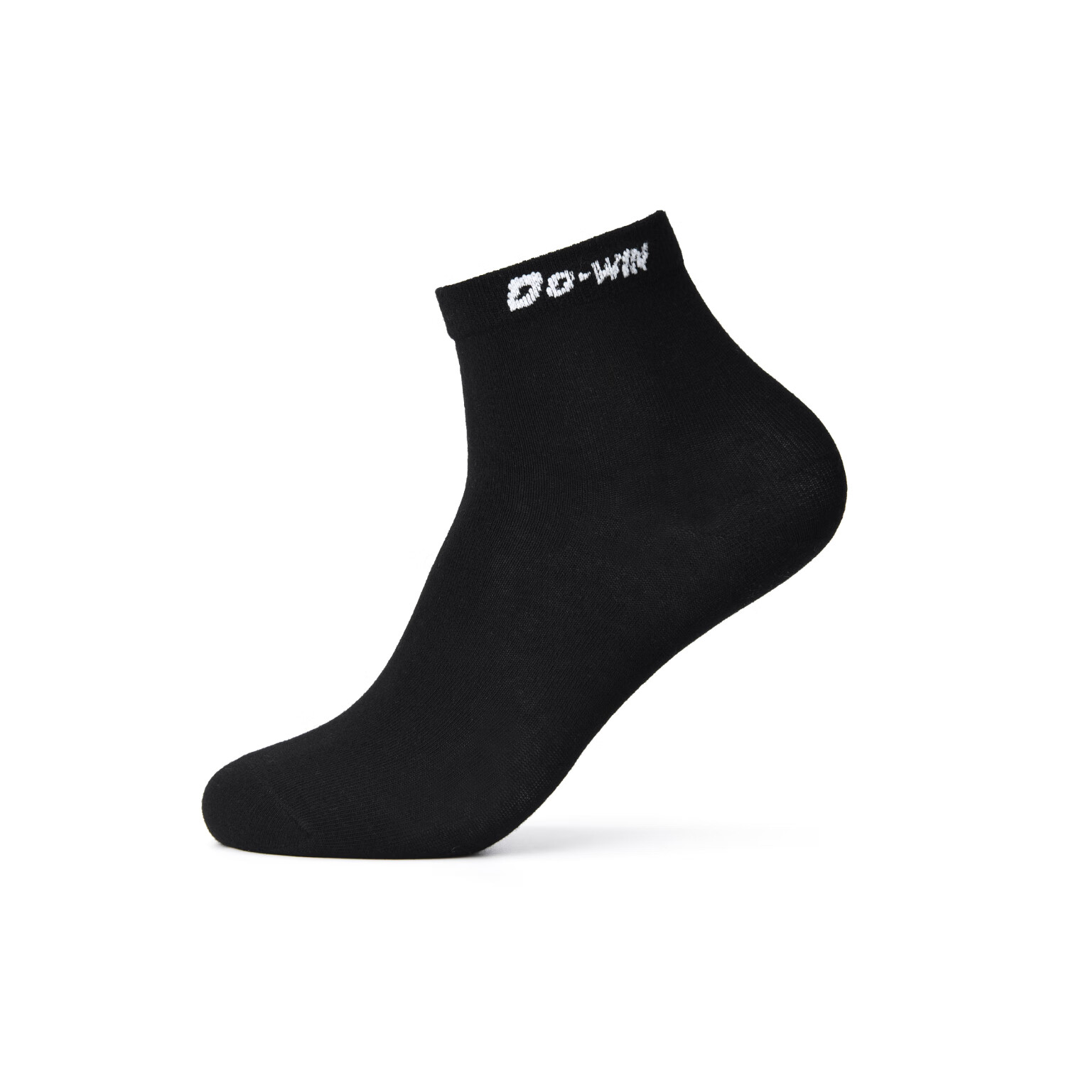 多威运动袜高支精梳棉长袜透气吸汗防臭袜男女生中筒袜 黑色 均码