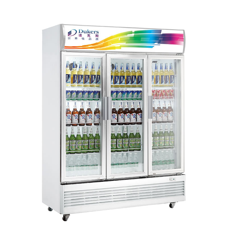達克斯全铜管风冷三门展示柜冰柜 达克斯超市商用饮料啤酒冷柜 保鲜柜