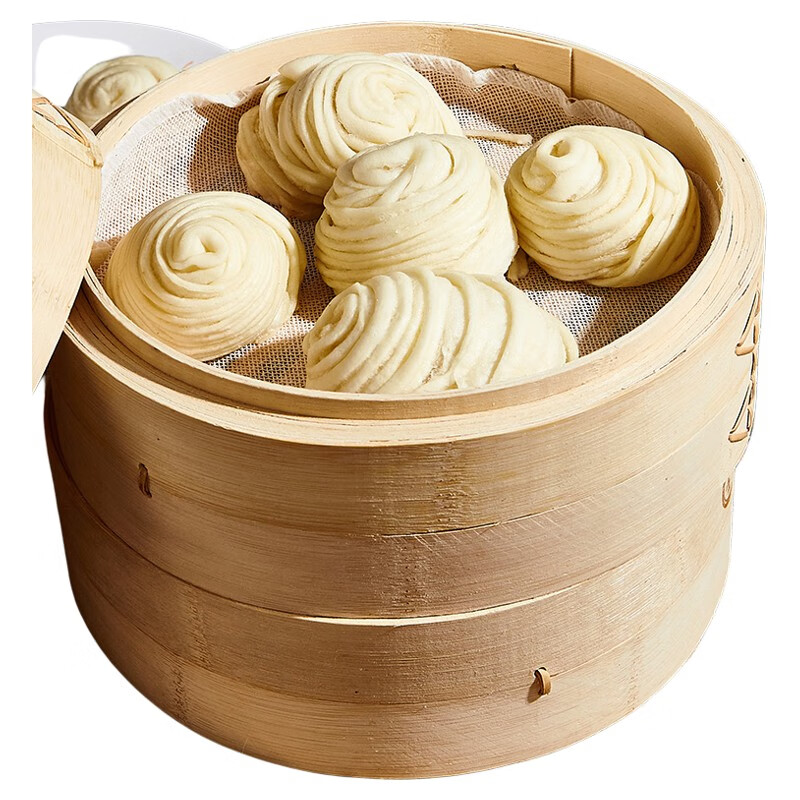 百年栗园非遗工艺老面银丝卷健康早餐半成品速冻面食面点早茶包子 24只银丝卷4包