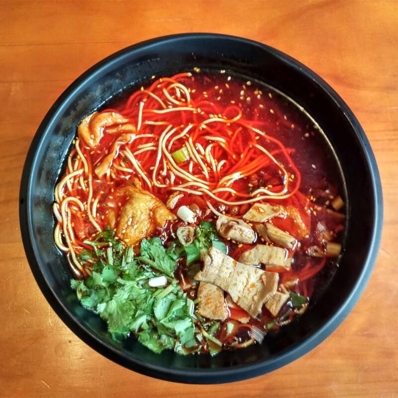 襄陽(yáng)牛雜面210克大份鹵香牛雜面盒裝牛肉面襄樊特產(chǎn) 牛雜面210g*4盒