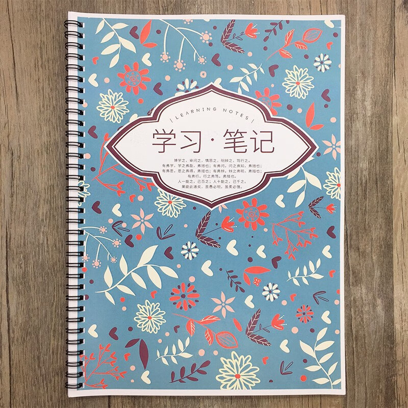 教师业务学习笔记本教师政治学习笔记本销售学习记录本业务员营销学习笔记医生业务学习笔记本会议记录听课本 学习笔记本-线圈-2本