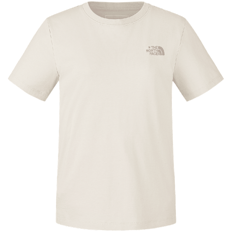 北面（The North Face）【都市經(jīng)典系列】n短袖T恤女戶外吸濕透氣上衣25春夏新品|8EYP QLI/沙丘白 M /160