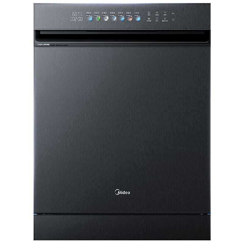 美的（Midea）万向星河洗碗机X6嵌入式热风烘干四星消毒一级水效洗消一体 14套X6星河灰