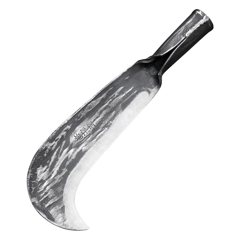 捷诺立（JNL）砍柴刀农村专用砍柴一体刀户外开路刀锻打加厚炮弹钢弯刀 2斤（单头不含柄）