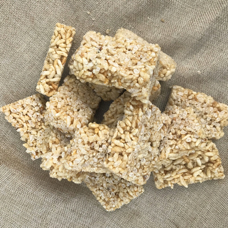 虎钢馋味巴哥米子糖炒阴米糖炒米块米花酥麦芽糖 500g 湖北荆州特产