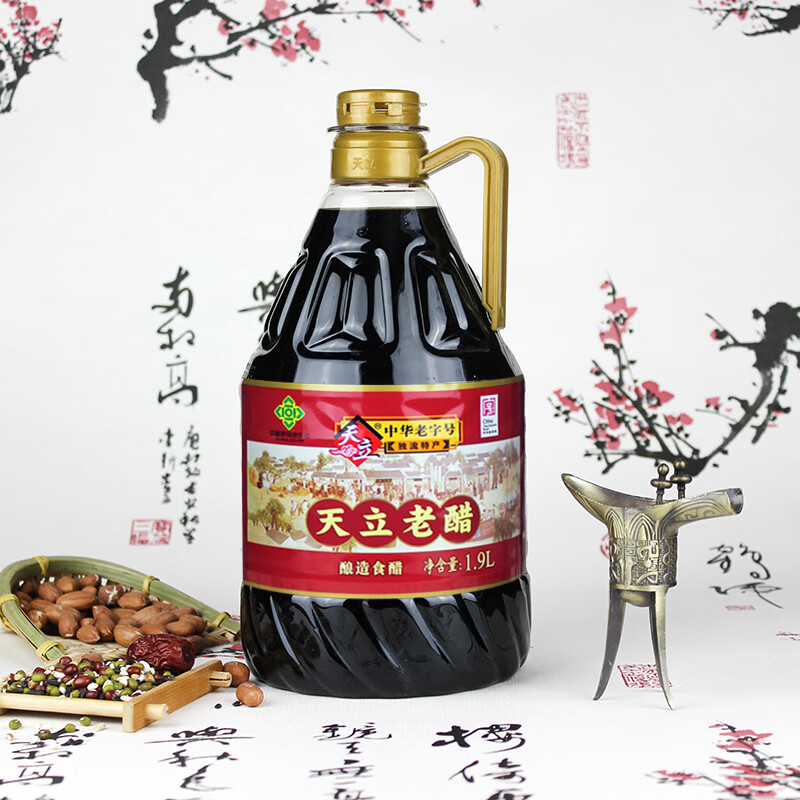 天立（TIANLI）天津獨流天立老醋1.9L桶裝家庭裝 釀造陳醋食醋廚房調味 泡蒜