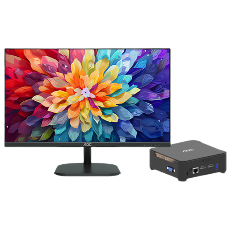 AOC Mini��������С̦޺M3 N150 8GB 256GB�ڹ� 23.8Ӣ����װ
