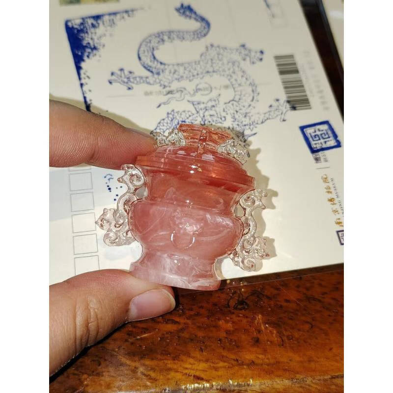 宰搂磁吸南京博物馆小粉炉博物院馆文创芙蓉螭耳立体冰箱贴旅游纪 小粉炉-芙蓉石蟠螭耳炉2个