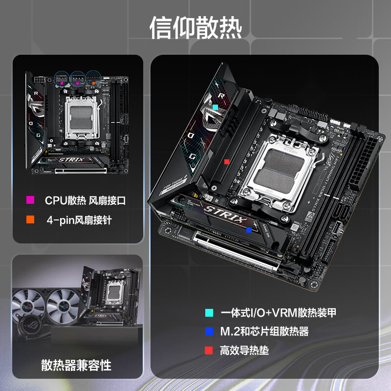 华硕 ROG STRIX B850-I GAMING WIFI 迷你 图 4