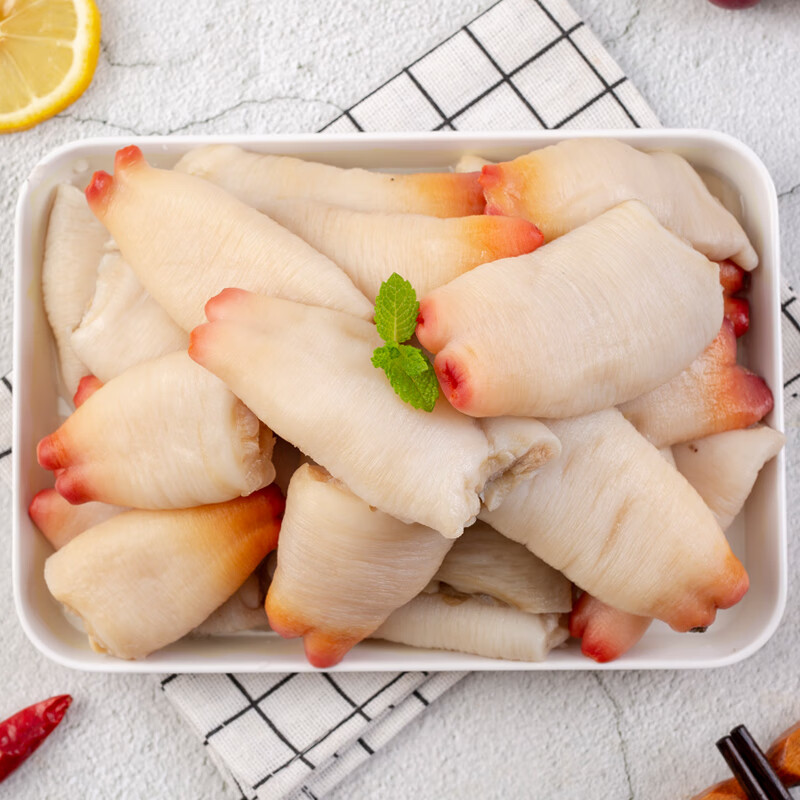 象拔蚌新鲜冷冻海鲜刺身食材象牙蚌肉象拔蚌鼻蚌头商用批发 2斤装 象