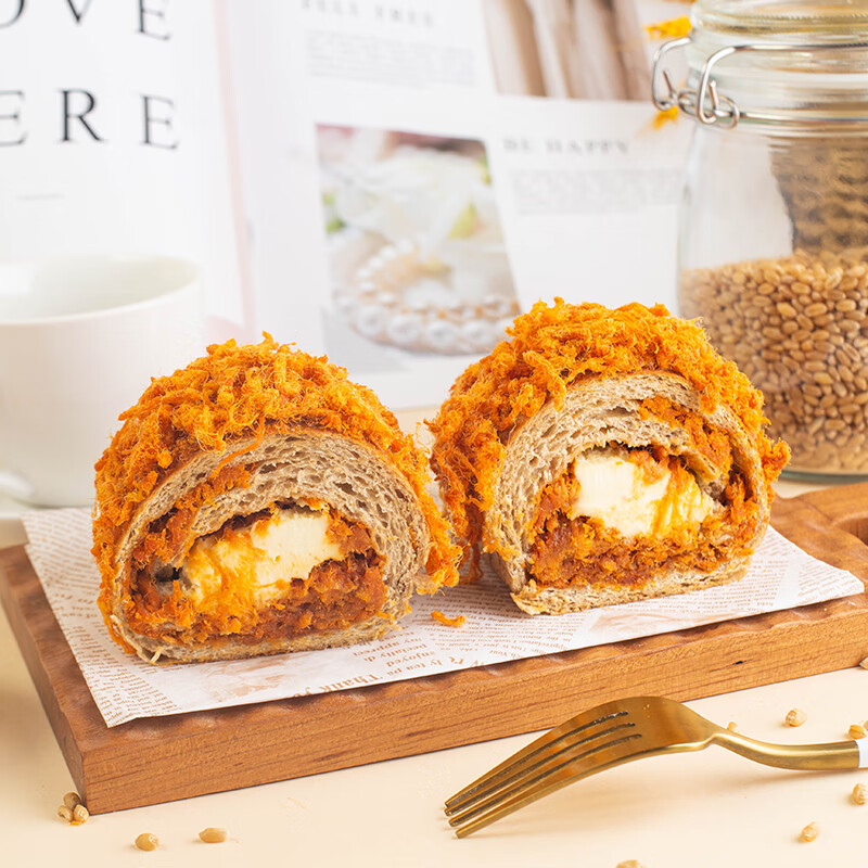 南风窗手作欧包代餐面包手工零食咸口欧包食品下午茶糕点早餐饱腹面包 辣松大毛250g