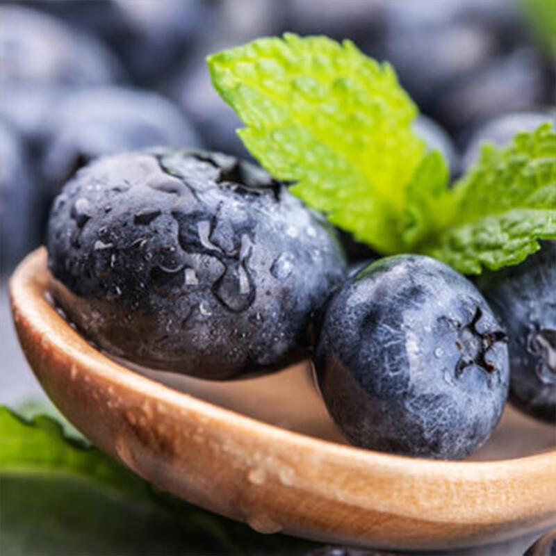 智宙云南花香蓝莓【多地次日达】国产水果新中梅生鲜果送礼品物盒 尝鲜中小果 4盒（100-125g/盒）丨单果12-15mm+