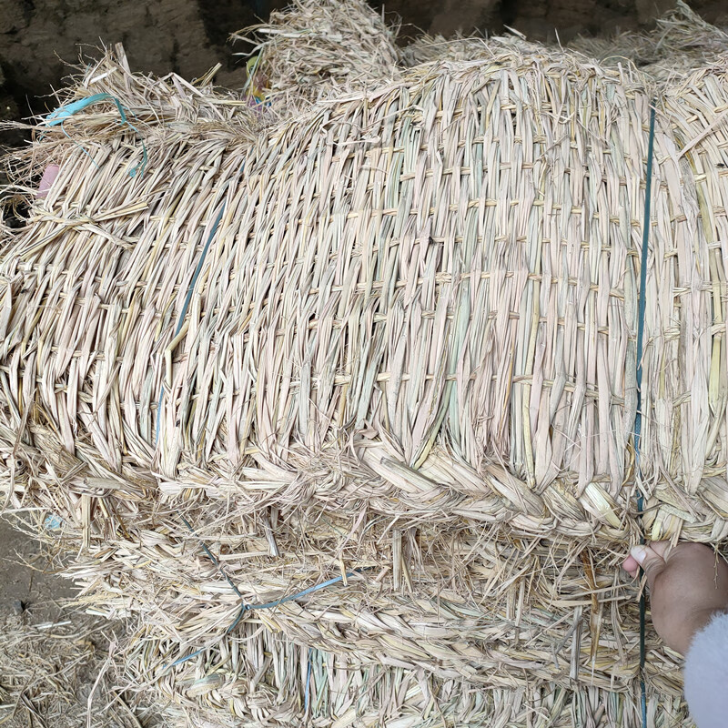 懿儱佩防汛草包稻草袋子稻草墊子護(hù)坡草袋下雪草墊子草袋稻草編織袋 防滑草墊（50*80/90）