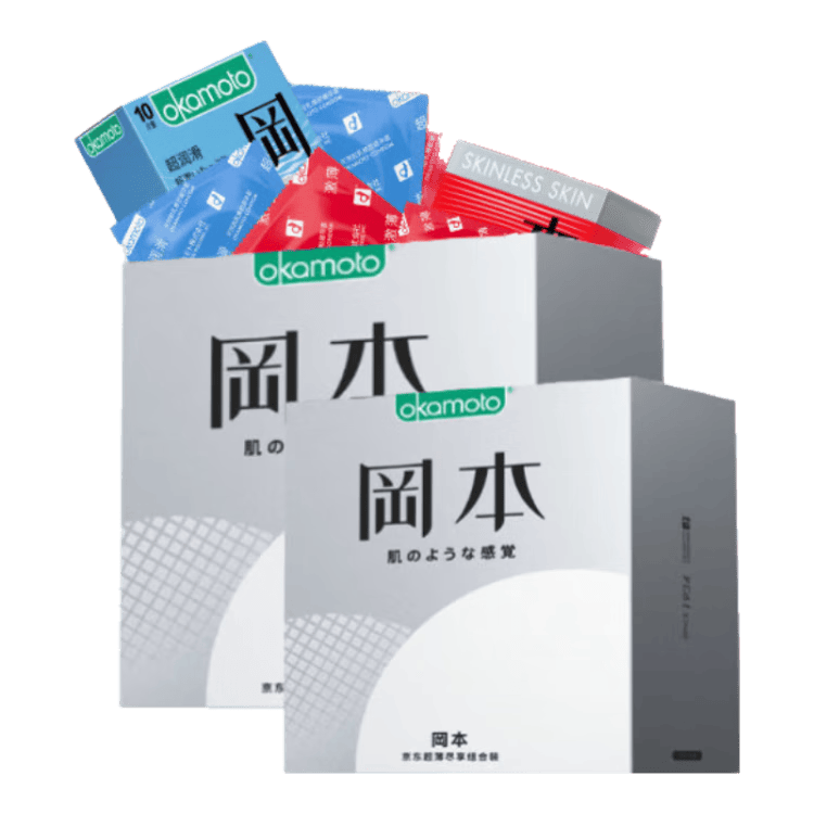 冈本（OKAMOTO）避孕套 skin尽享量贩装40片 男女用安全套套成人情趣计生用品