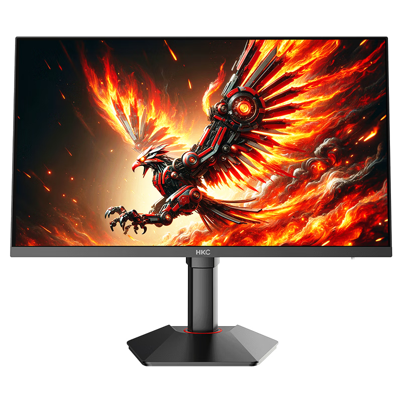HKC 27英寸2K高清180Hz高刷FastIPS广色域HDR400电竞PS5游戏1Ms电脑旋转升降显示器 猎鹰二代G27H2