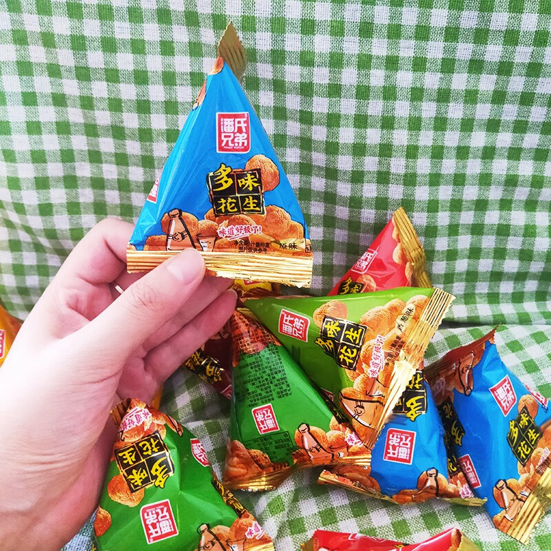 潘氏兄弟多味花生下酒菜小包装零食散装鬼花生豆米五香麻辣小吃 花生随机混合500g15包左右
