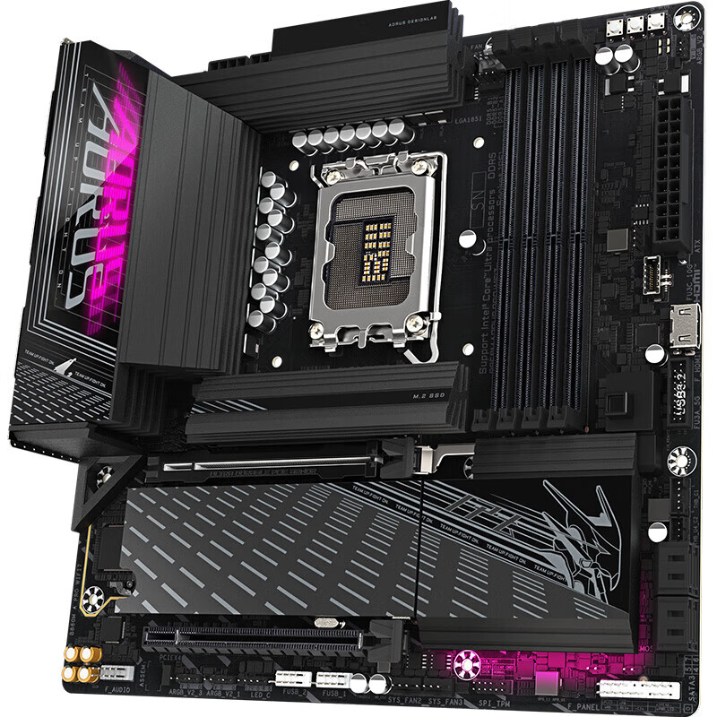 技嘉 B860 AORUS 单主板 魔鹰/小雕/冰雕/电竞雕支持 intel Ultra5 245KF/U7 265KF CPU B860M AORUS PRO WIFI7 电竞雕 单主板(不含cpu)