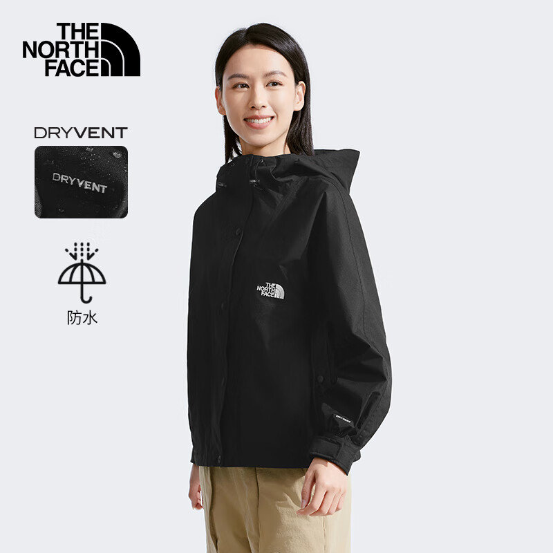 北面单层冲锋衣女户外运动防风外套休闲夹克 8EYF JK3 L/165 