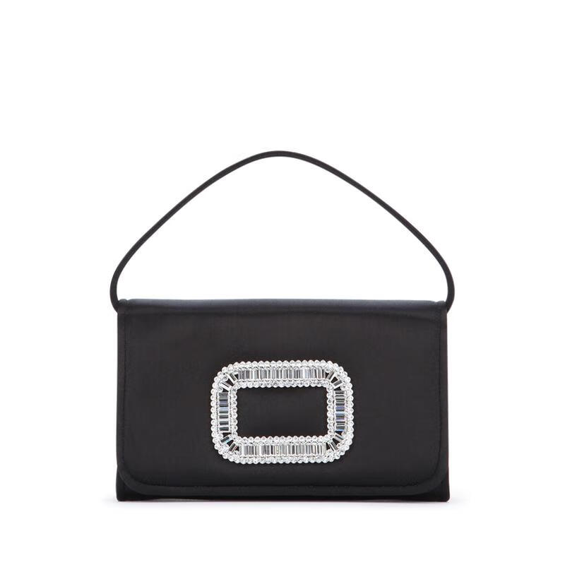 Roger Vivier Roger Vivier Pilgrim Micro真丝粘胶女士手袋 黑色 00