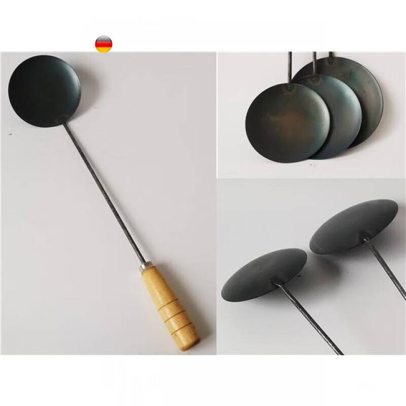 PJ福州福清炸海蛎饼勺工具油饼勺葱油饼勺虾酥灯盏糕勺不粘油饼 主图款