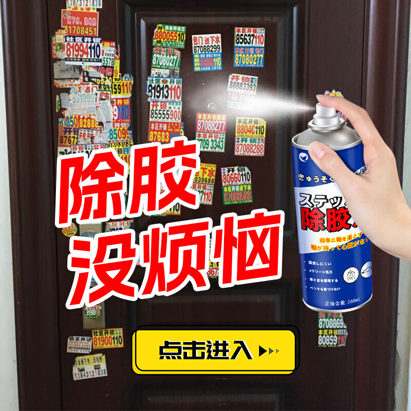 辰媽媽【甄選直發(fā)】除膠劑去膠清洗劑汽車家用不傷漆不傷家具柏油玻璃強(qiáng) 貼膠去除劑【1瓶裝260ml】