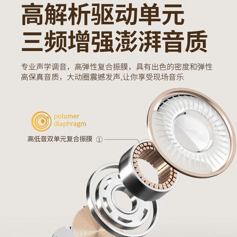夏新.挂耳式柏林之声无线运动耳机蓝牙5.49通话降噪HIFI音质游戏运动跑步不入耳超长续航耳麦网红款 【元宝银】360度可旋转+数显 bs版本