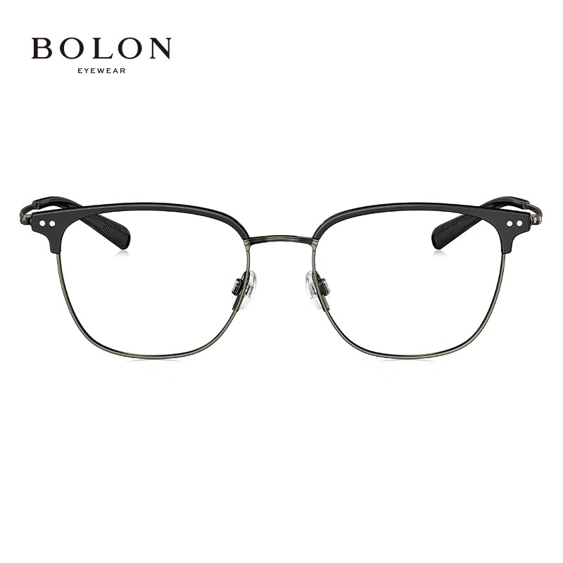 暴龙(BOLON)近视眼镜框 暴龙时尚商务通勤眉线镜架 近视配镜 BA6001 精选 B10-亮黑色 此项仅单框-镜框支持试戴
