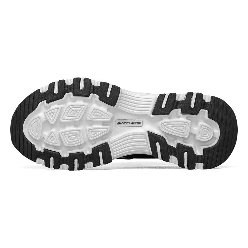 斯凯奇(Skechers)奥利奥熊猫鞋丨老爹鞋女经典黑白复古春夏轻便潮流增高运动休闲鞋 【女款】黑色/白-BKW 38.5