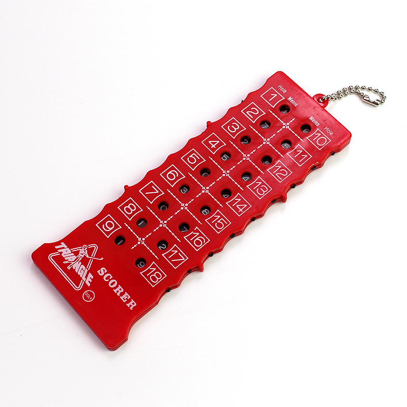 ttygj 高尔夫球积分器 实用下场便携方形计分器 记分器 配件用品 红色