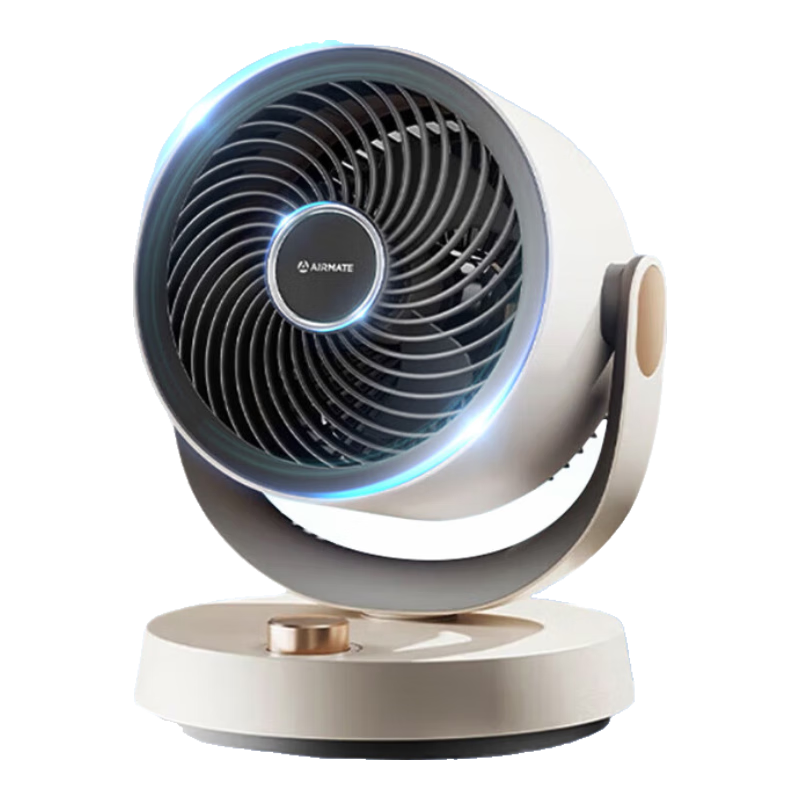 艾美特（AIRMATE）空氣循環(huán)扇桌面臺(tái)式小風(fēng)扇家用電風(fēng)扇臥室廚房客廳可用遙控?fù)u頭電扇輕音空調(diào)伴侶 FA15-X105【無(wú)極調(diào)速機(jī)械款】